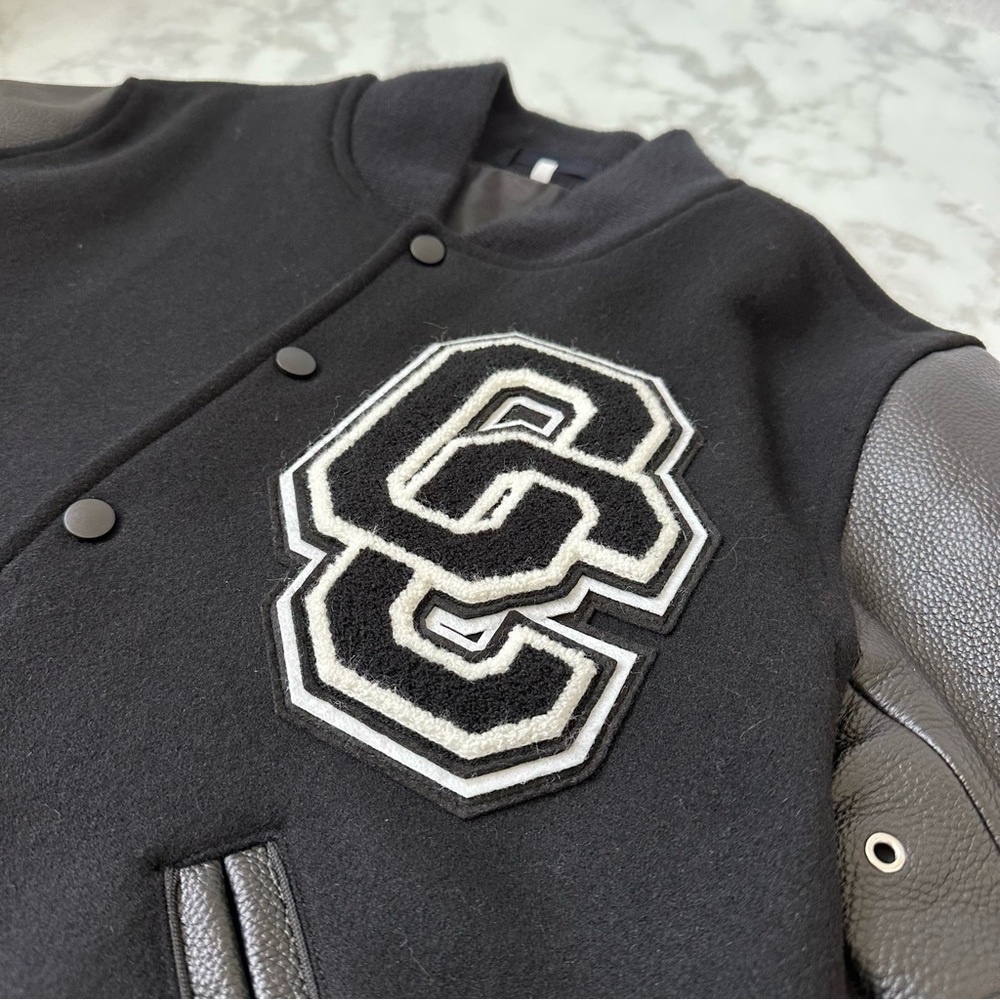 Opening Ceremony Black Varsity Jacket Unisex S - Picture 3 of 15